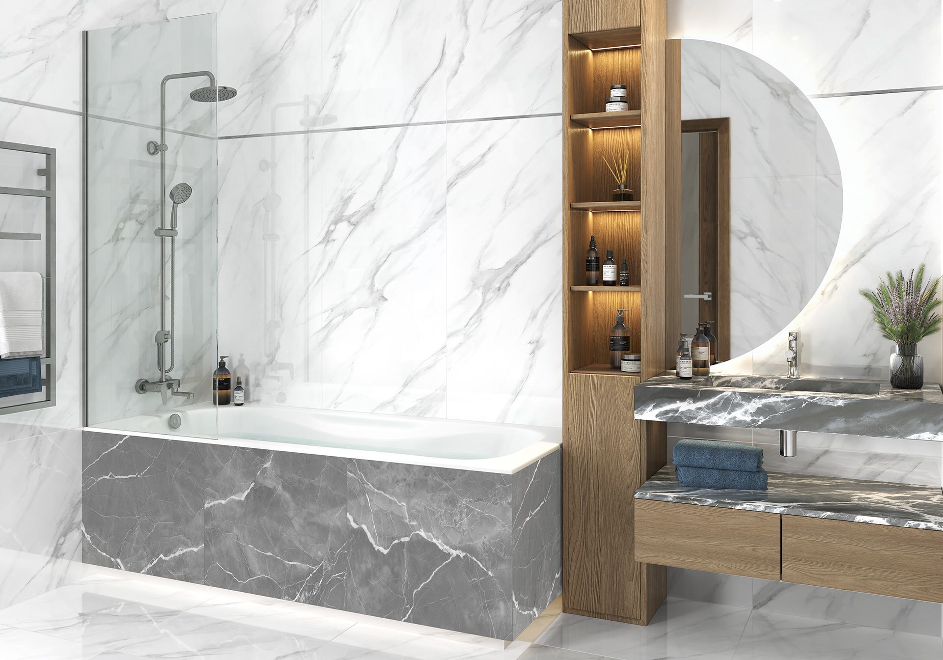 Керамогранит коллекция Американ Калакатта / American Calacatta (LCM) фото 1