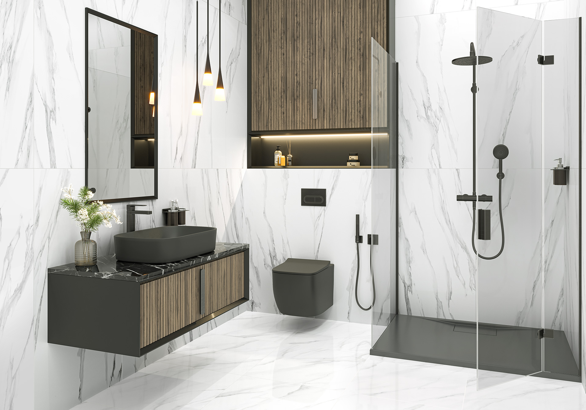 Керамогранит коллекция Статуарио / Statuario (LCM) фото 1