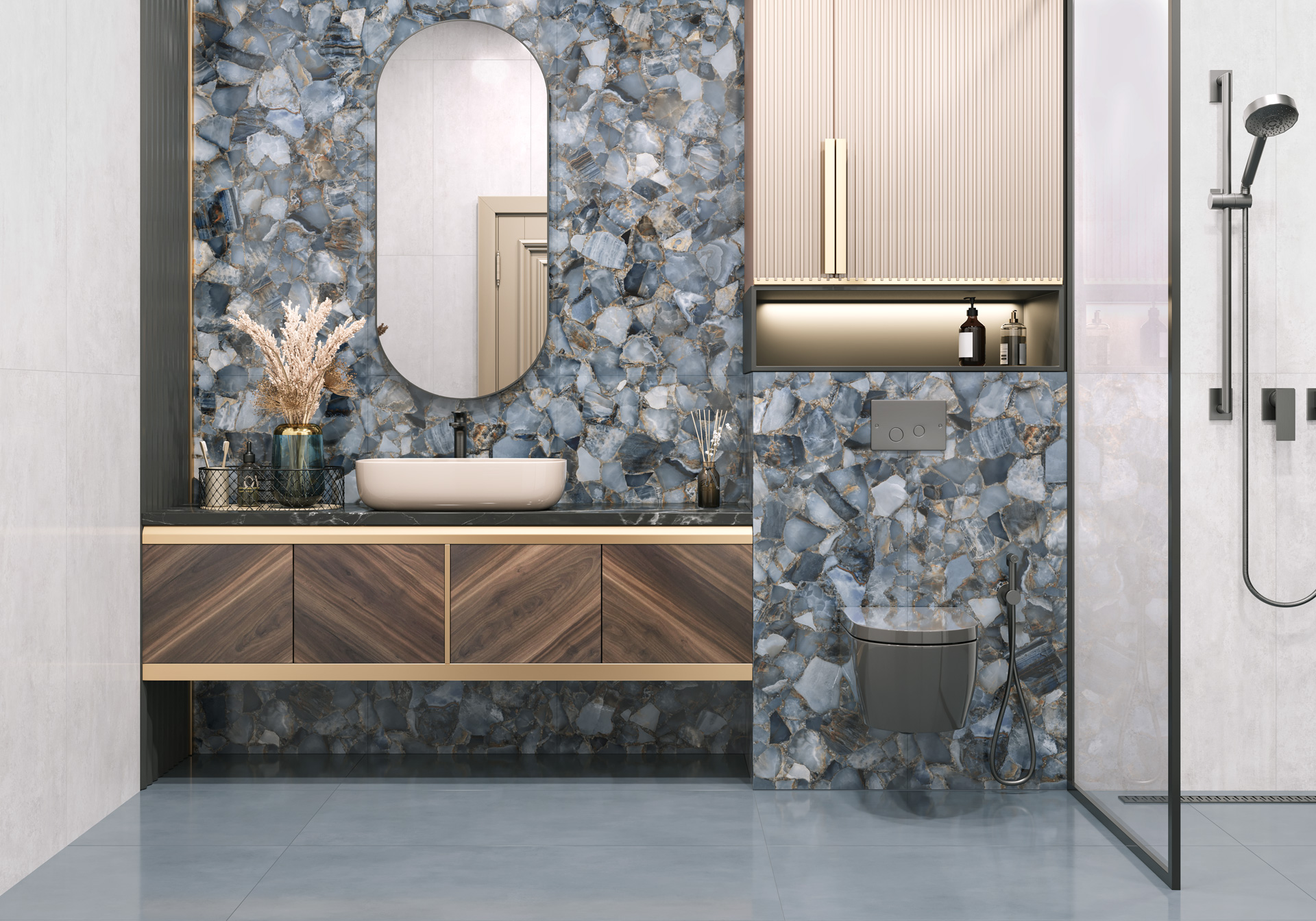 Керамогранит коллекция Сапфир Агат / Sapphire Agate (LCM) фото 1