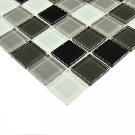 Мозаика Carbon mix - Мозаика (стекло) 300х300х4 - фото