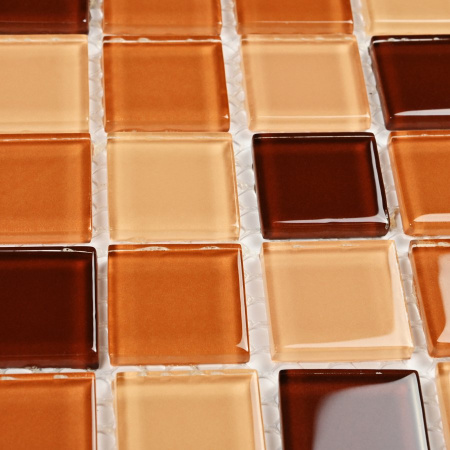 Мозаика Coffee Mix - Мозаика (стекло) 300х300х4 - фото