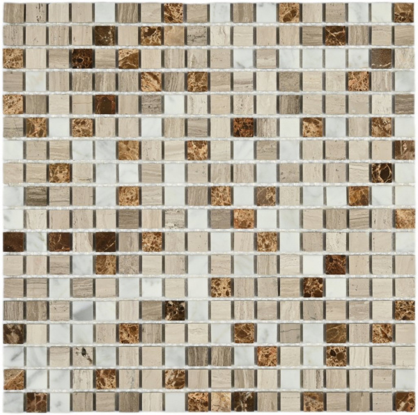 Мозаика Detroit (POL) - Мозаика (мрамор, камень) 305х305х4 фото