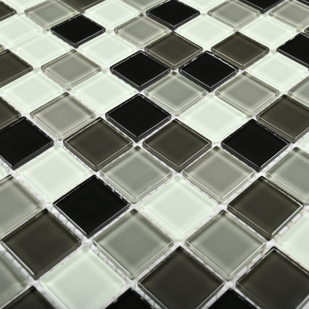 Мозаика Carbon mix - Мозаика (стекло) 300х300х4 - фото
