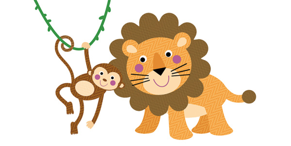 Декор Kids Safari 400х1000х8 фото