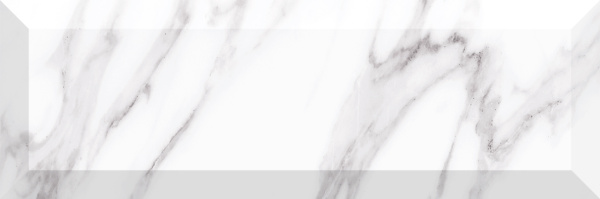 Мелкоформатная плитка Calacatta White glossy 300х95х7 фото