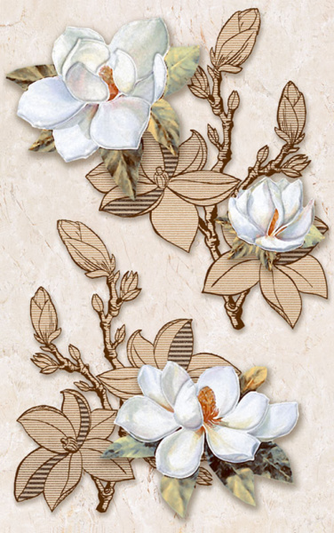 Декор Сабина 400х250х8 фото