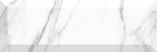 Мелкоформатная плитка Calacatta White glossy 300х95х7 фото