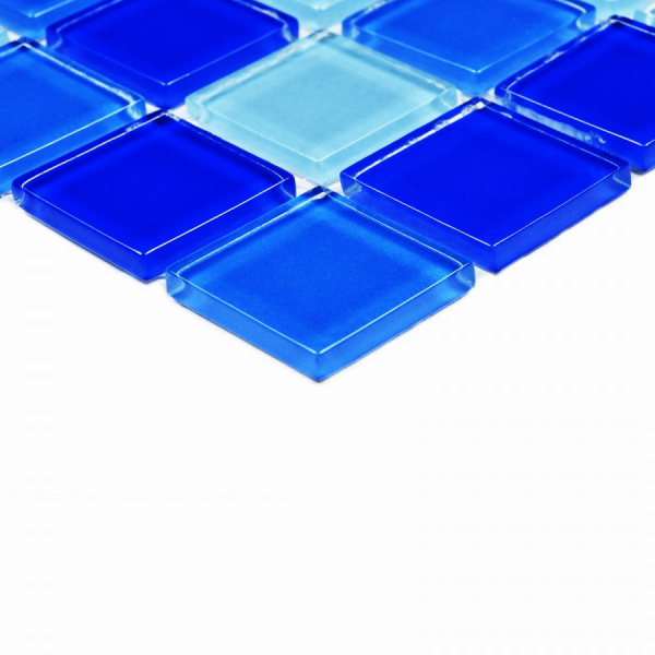 Мозаика Blue wave-2 - Мозаика (стекло) 300х300х4 фото