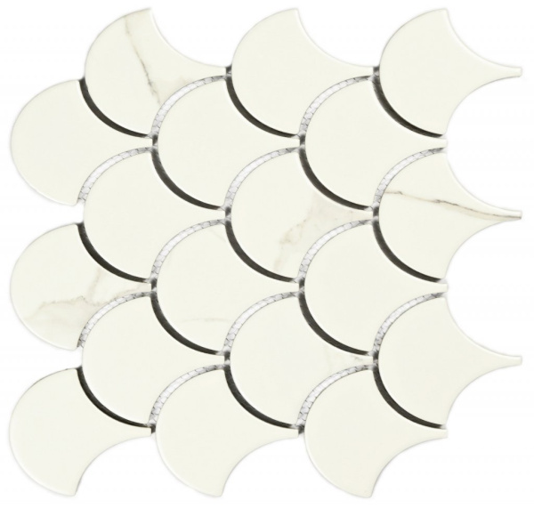 Мозаика Calacatta-scale - Мозаика (керамогранит) 219х255х6 фото