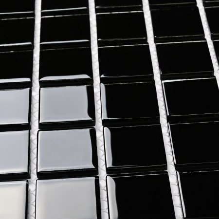 Мозаика Black glass - Мозаика (стекло) 300х300х4 - фото