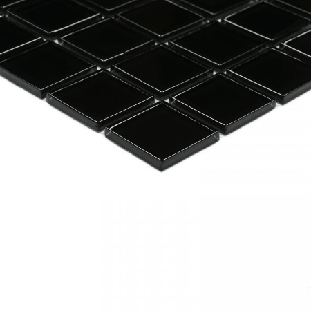 Мозаика Black glass - Мозаика (стекло) 300х300х4 - фото