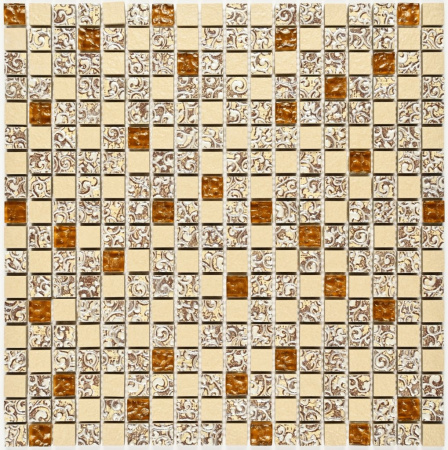 Мозаика Dreams Beige - Мозаика (стекло, керамика) 300х300х8 - фото
