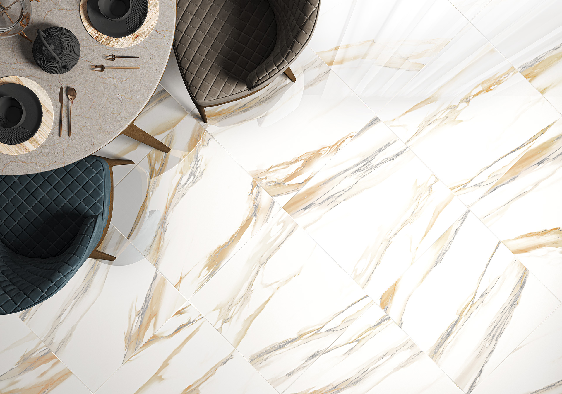 Керамогранит коллекция Статуарио / Statuario (LCM) фото 3