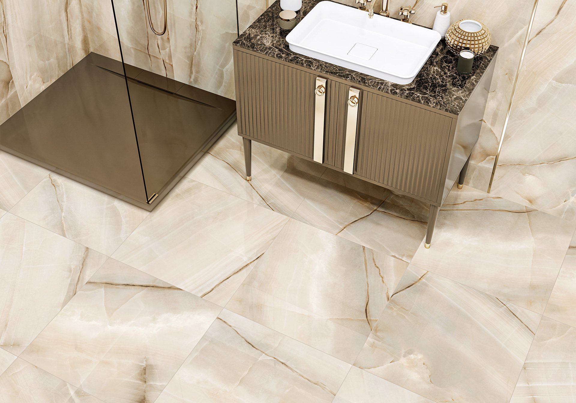 Керамогранит коллекция Оникс Смоук / Onyx Smoke (LCM) фото 2